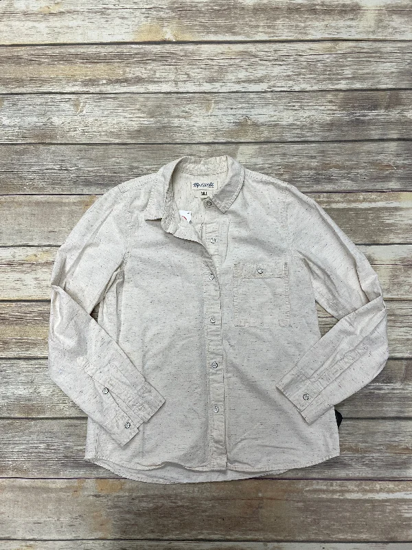 Mega Sale Top Long Sleeve By Madewell In Ivory, Size: S