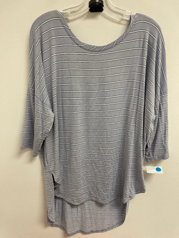 Fantastic Offers Top Long Sleeve By Madison In Blue, Size: Xl