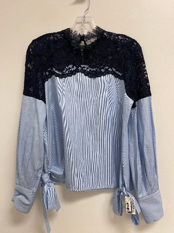 Price Drop Alert Top Long Sleeve By Marled In Blue, Size: L