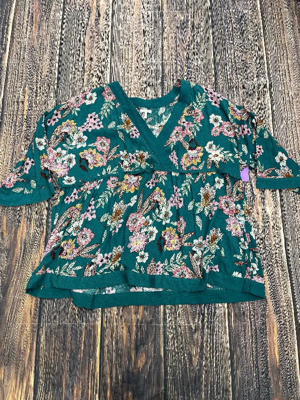 Deal Explosion Top Long Sleeve By Maurices  Size: 2x