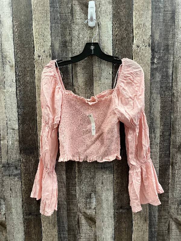 Limited Availability Top Long Sleeve By Mi Ami In Mauve, Size: M