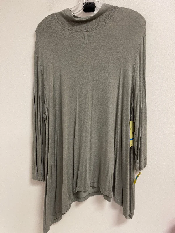 Final Clearance Top Long Sleeve By Multiples In Green, Size: Xl