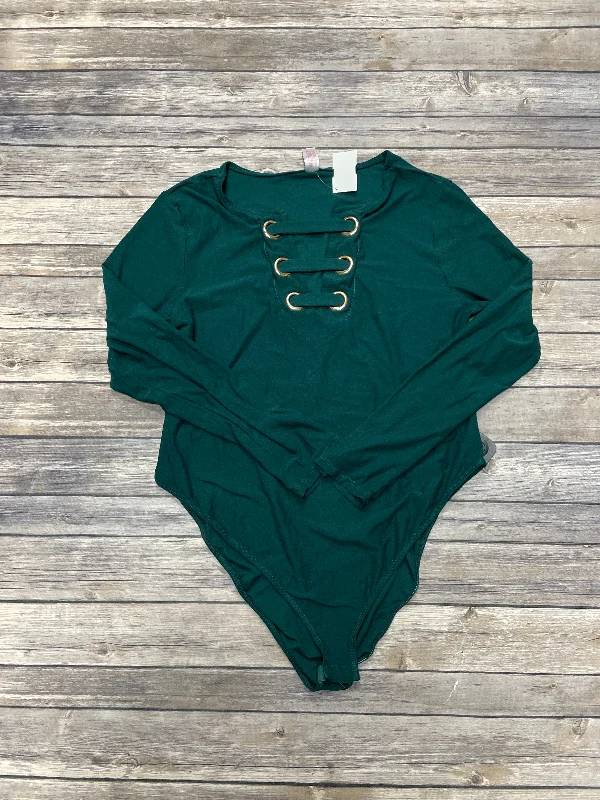 Best Seller Top Long Sleeve By No Boundaries In Green, Size: Xl