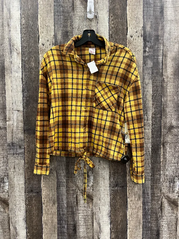 Amazing Deals Top Long Sleeve By No Boundaries In Multi-colored, Size: S