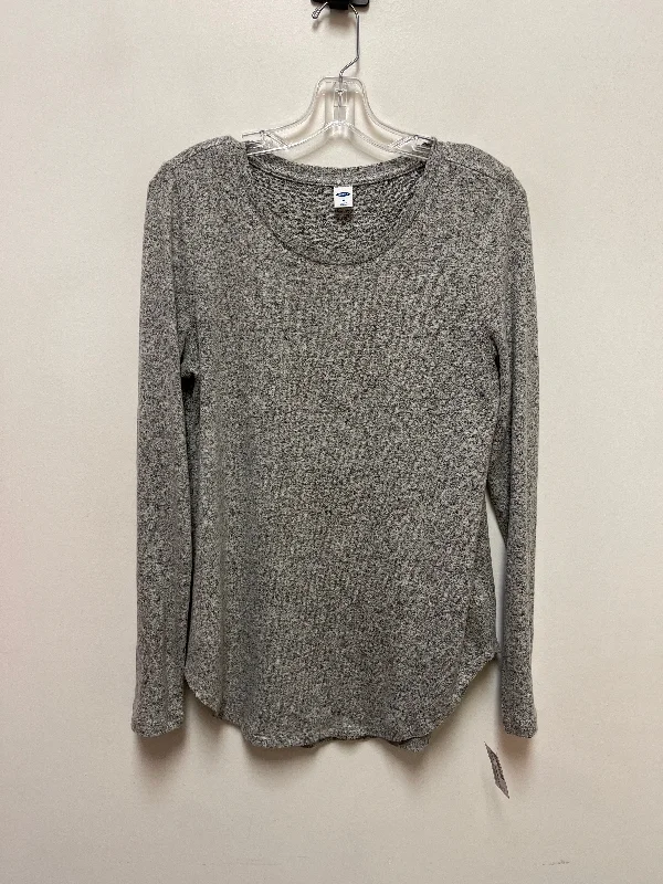 Price Break Top Long Sleeve By Old Navy In Grey, Size: M