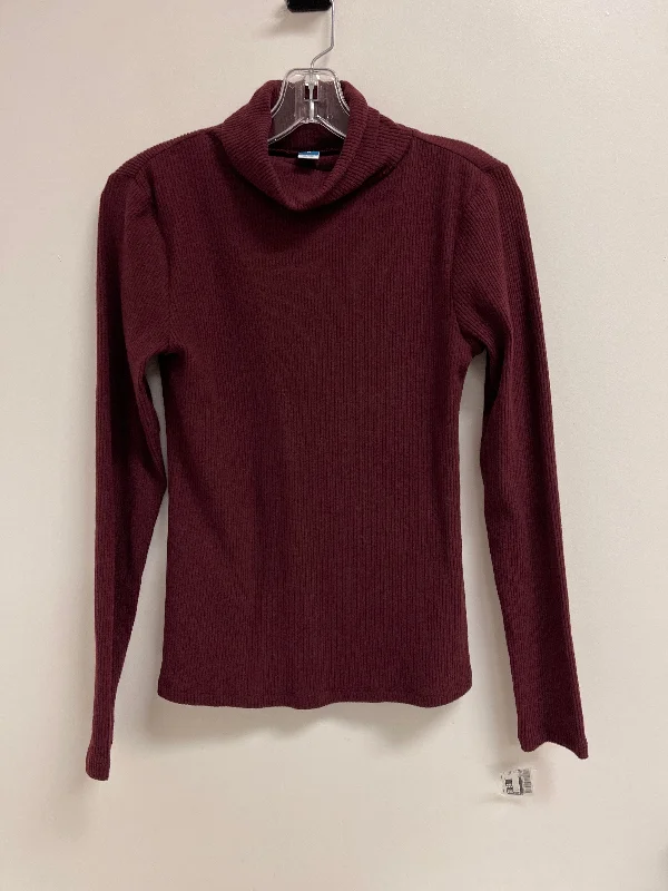 Special Price Top Long Sleeve By Old Navy In Red, Size: M