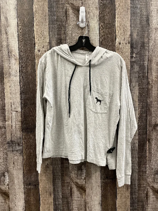 Steals and Deals Top Long Sleeve By Pink In Grey, Size: M