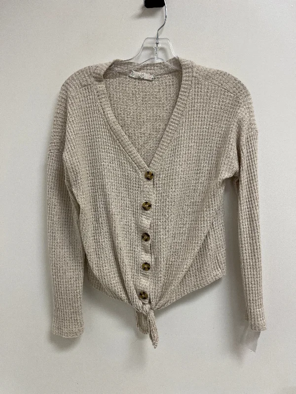 Referral Discount Top Long Sleeve By Pink Rose In Cream, Size: M
