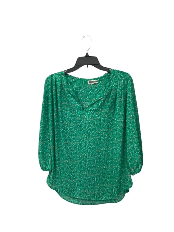 Buy More, Save More Top Long Sleeve By Pleione In Green, Size: M