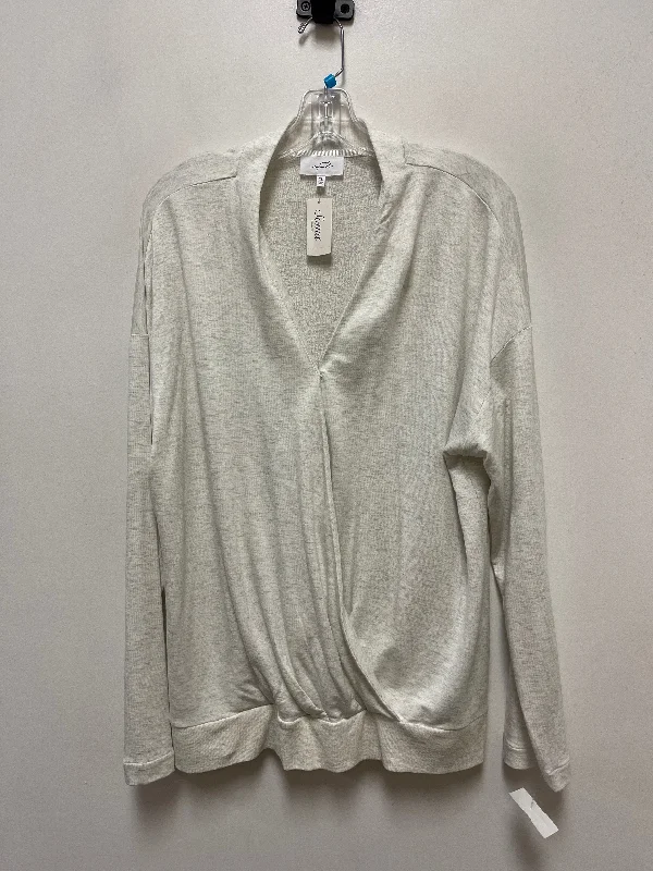 Exclusive Preview Top Long Sleeve By Soma In Grey, Size: Xl