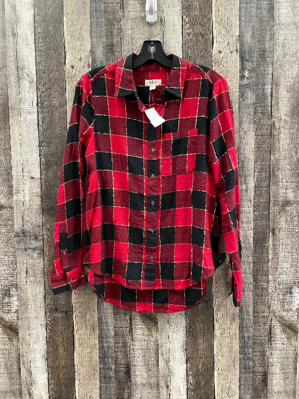 Friends and Family Sale Top Long Sleeve By Style And Company In Paisley Print, Size: Petite   S