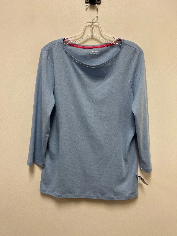 Act Now Top Long Sleeve By Talbots In Blue, Size: L