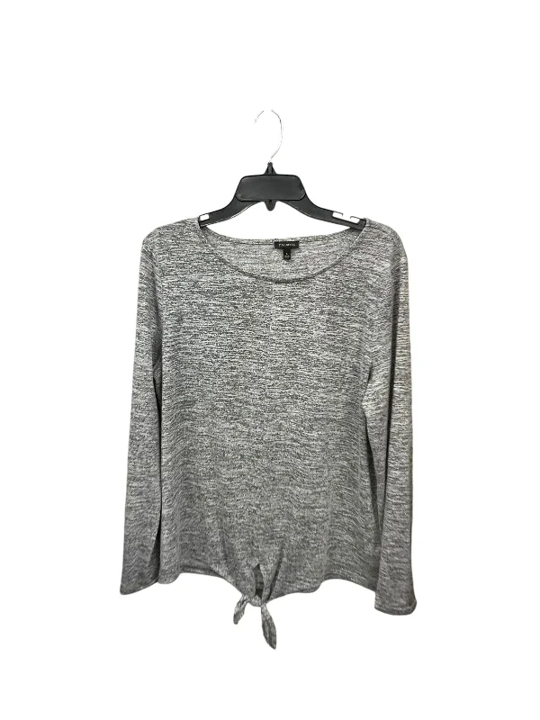Huge Savings Top Long Sleeve By Talbots In Grey, Size: L