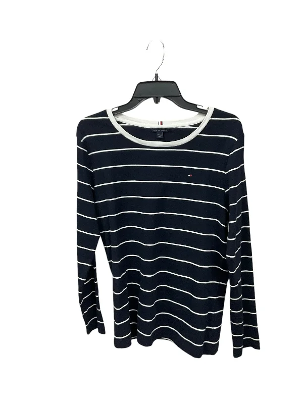 Inventory Reduction Top Long Sleeve By Tommy Hilfiger In Navy, Size: Xl