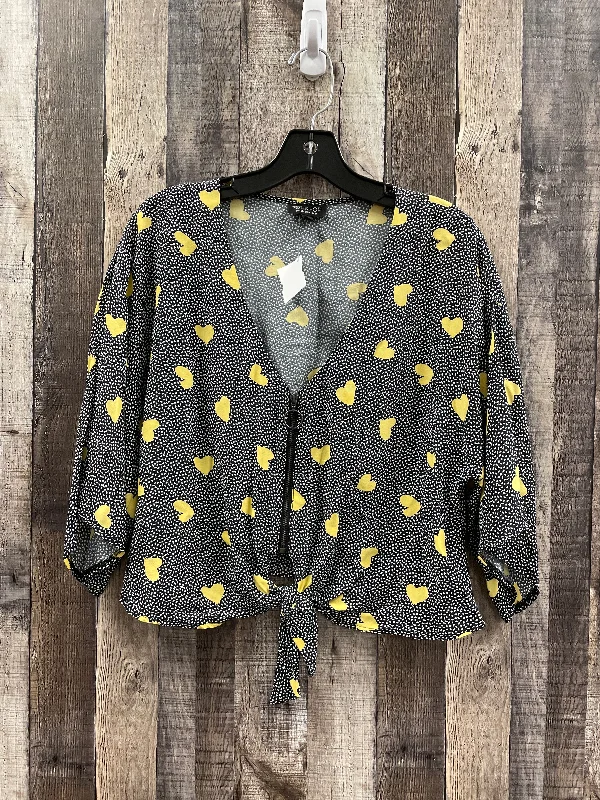 Friends and Family Sale Top Long Sleeve By Top Shop In Multi-colored, Size: S
