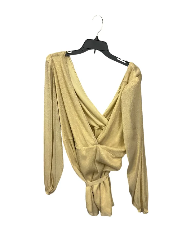 Special Savings Top Long Sleeve By Torrid In Gold, Size: 4x