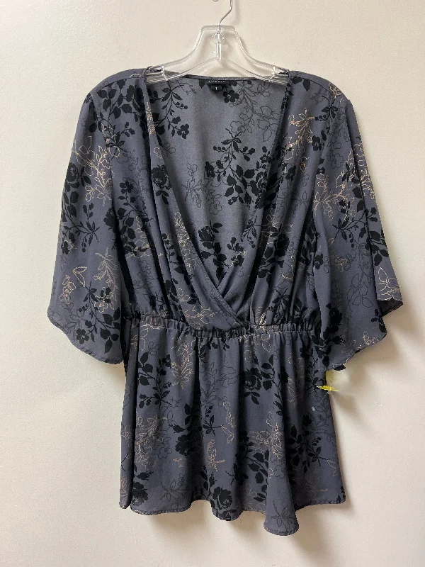 Time-Limited Offer Top Long Sleeve By Torrid In Purple, Size: 1x