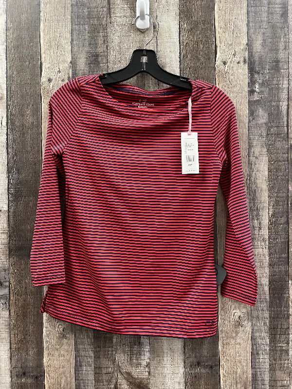 Special Promotion Top Long Sleeve By Vineyard Vines In Striped Pattern, Size: Xxs