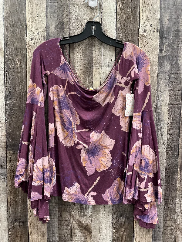 Hot Deal Top Long Sleeve By We The Free In Multi-colored, Size: S