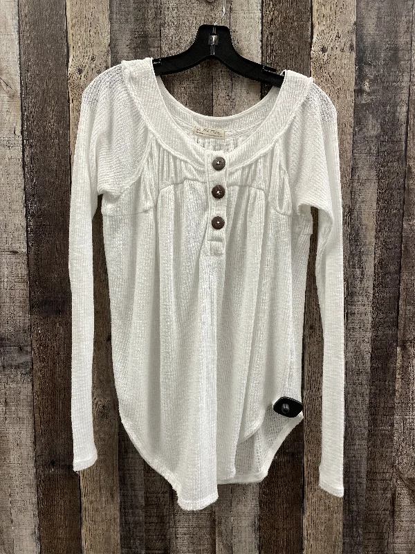 Time-Limited Offer Top Long Sleeve By We The Free In White, Size: Xs