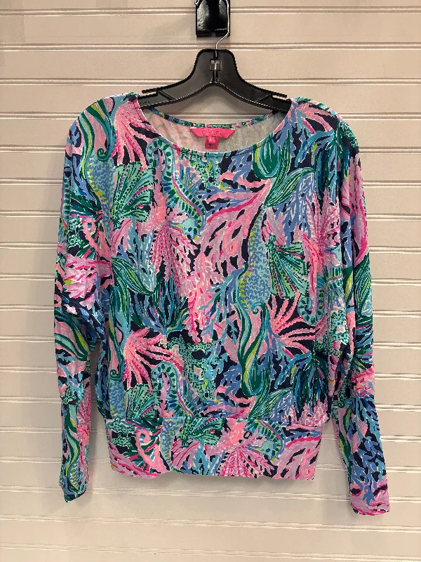 Today's Special Top Long Sleeve Designer By Lilly Pulitzer In Multi-colored, Size: Xxs
