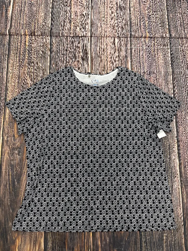 Savings Galore Top Short Sleeve Basic By Croft And Barrow  Size: 2x