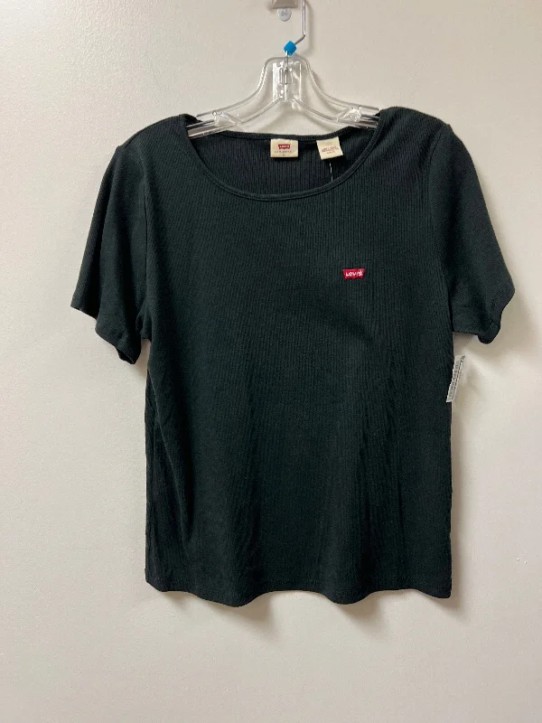Hurry In Top Short Sleeve Basic By Levis In Black, Size: Xl