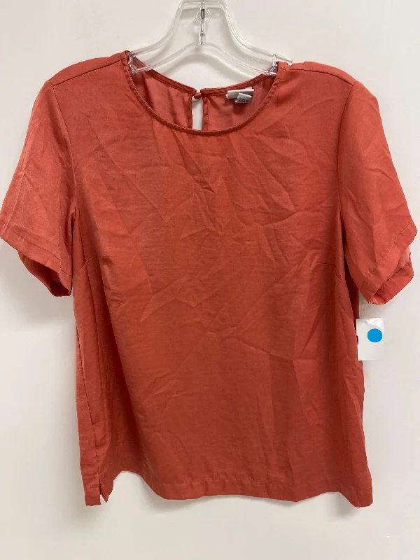 Buy Now Top Short Sleeve By A New Day In Orange, Size: M