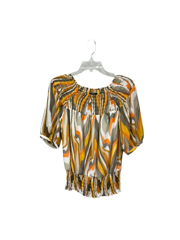 Reduced Prices Top Short Sleeve By Alfani In Multi-colored, Size: 4