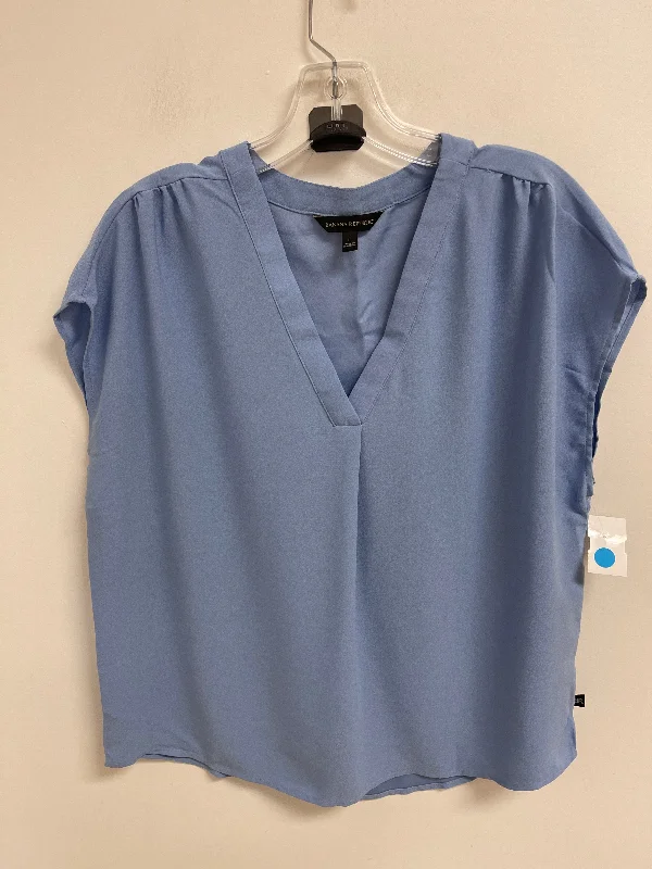 Deal Alert Top Short Sleeve By Banana Republic In Blue, Size: L