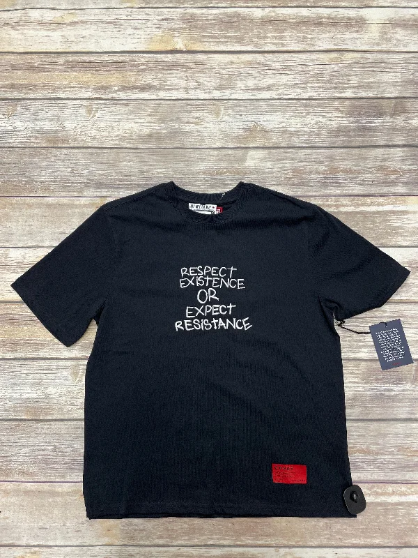 Super Savings Top Short Sleeve By Cme In Black, Size: S