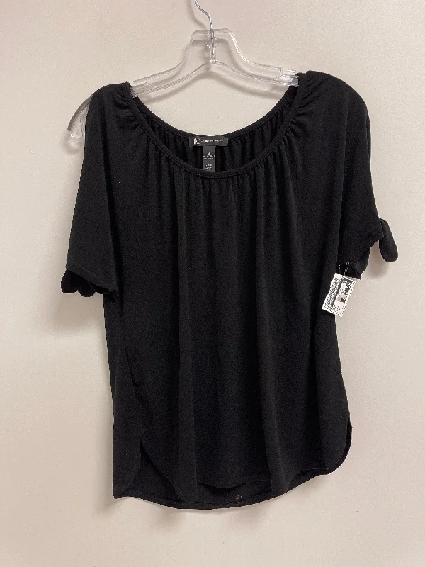Flash Deals Top Short Sleeve By Inc In Black, Size: S