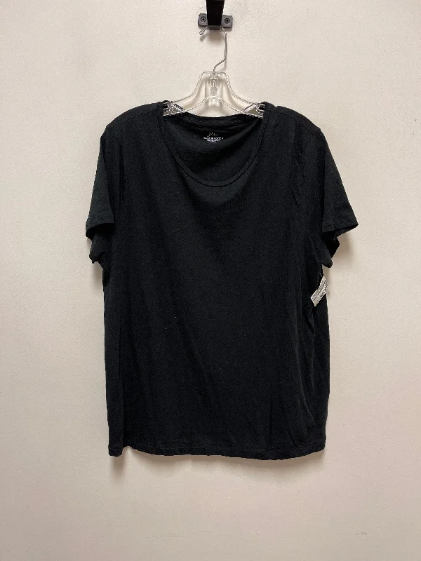 Unbeatable Prices Top Short Sleeve By J. Crew In Black, Size: 2x