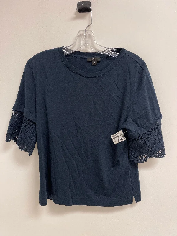 Price Blitz Top Short Sleeve By J. Crew In Navy, Size: S