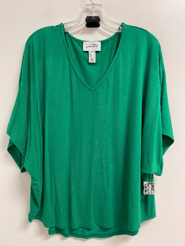 New Deals Top Short Sleeve By Joseph Ribkoff In Green, Size: M