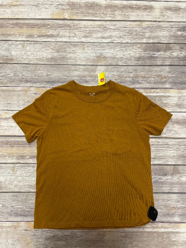 Special Buy Top Short Sleeve By Madewell In Gold, Size: M