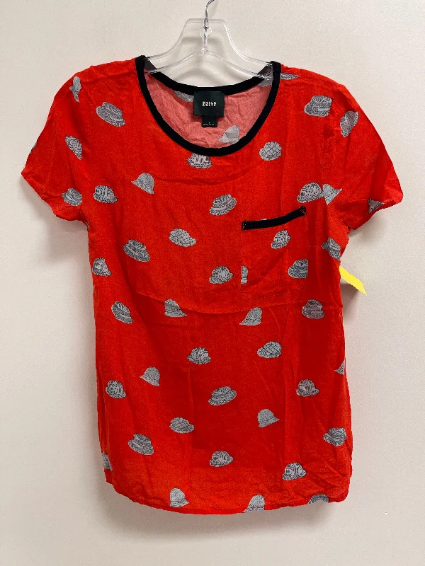 Exclusive Offers Top Short Sleeve By Maeve In Orange, Size: S
