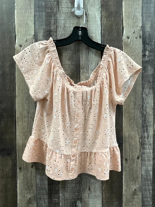 Get It Before It’s Gone Top Short Sleeve By Pink Rose In Pink, Size: S