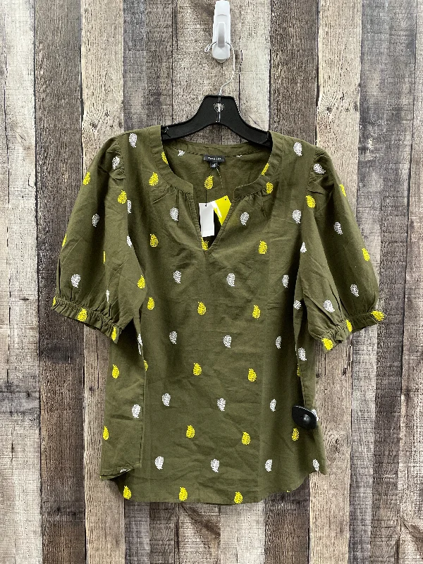 Reduced Prices Top Short Sleeve By Talbots In Green, Size: M