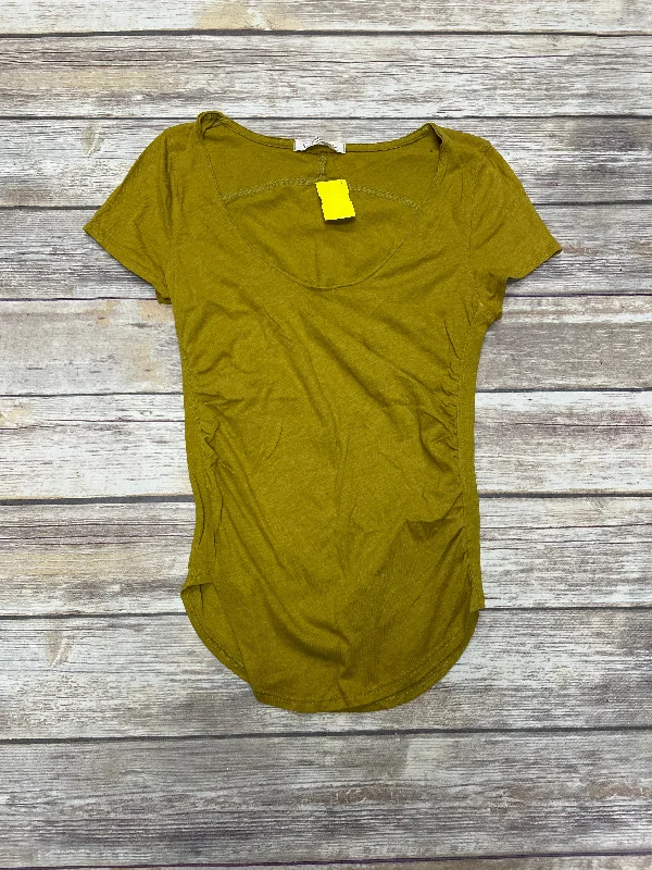 Buy Now Top Short Sleeve By We The Free In Yellow, Size: M