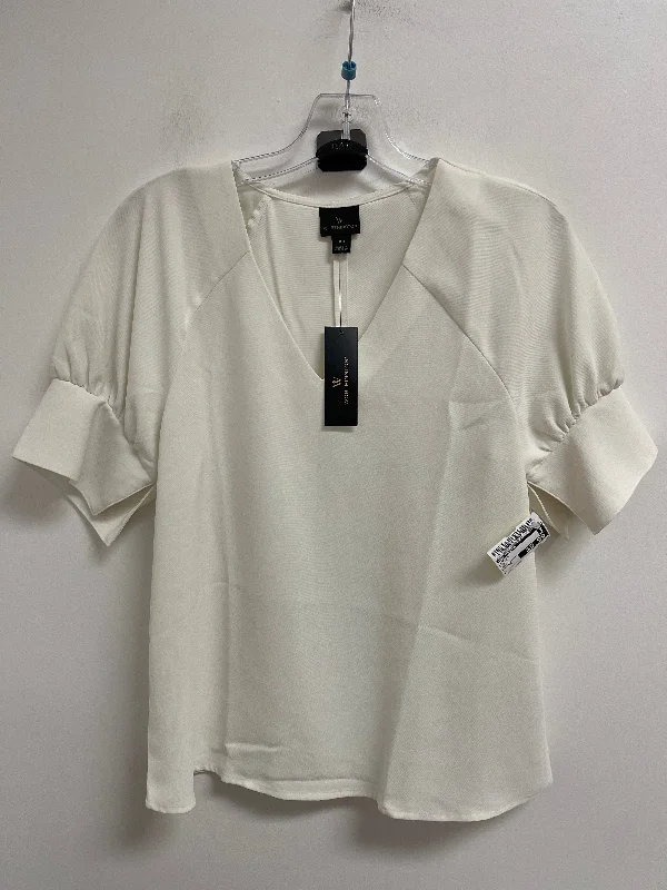Final Clearance Top Short Sleeve By Worthington In White, Size: Xs