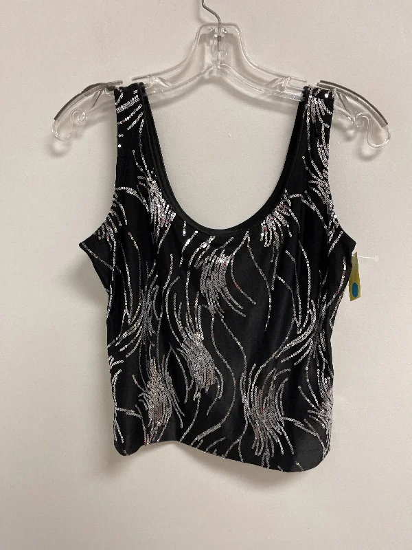 Early Bird Discount Top Sleeveless By Alex In Black, Size: Mp