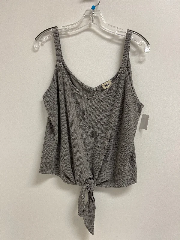 Price Drop Top Sleeveless By Bke In Grey, Size: L