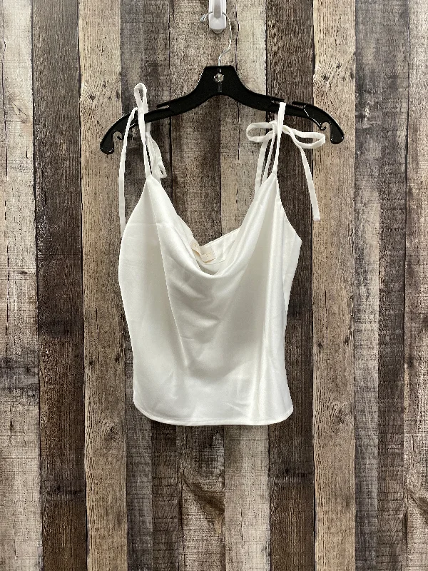 Anniversary Sale Top Sleeveless By Cme In White, Size: L