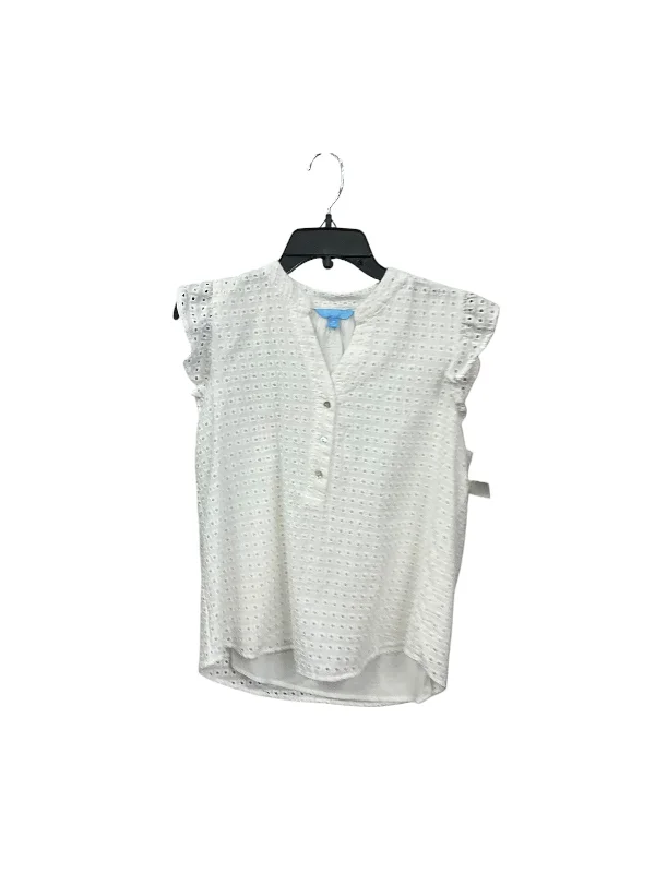 Act Fast Top Sleeveless By Draper James In White, Size: M