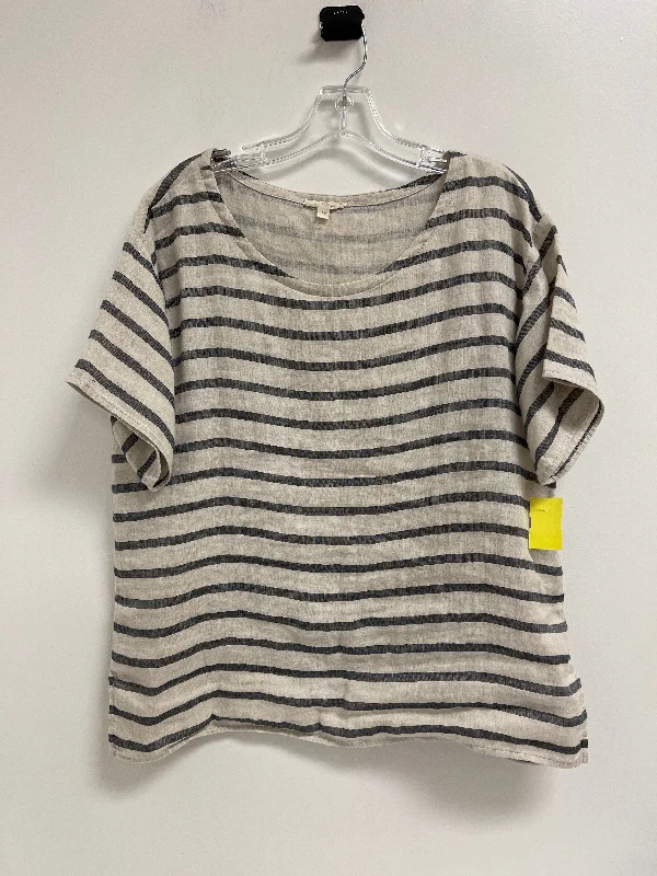 Midnight Madness Top Sleeveless By Eileen Fisher In Striped Pattern, Size: S