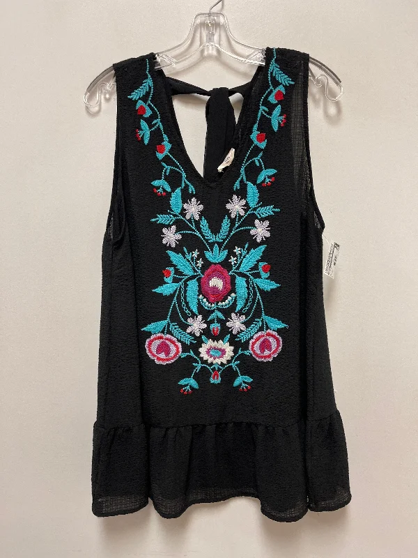 Special Price Top Sleeveless By Entro In Black, Size: Xl