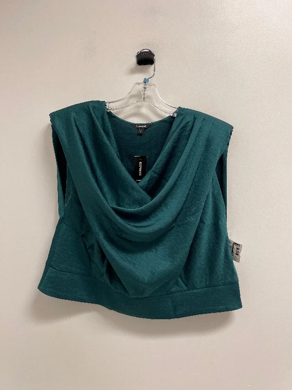 Super Deal Top Sleeveless By Express In Green, Size: Xl