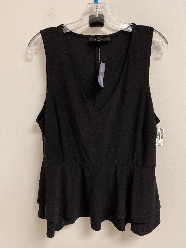 Weekend Flash Sale Top Sleeveless By Forever 21 In Black, Size: 2x