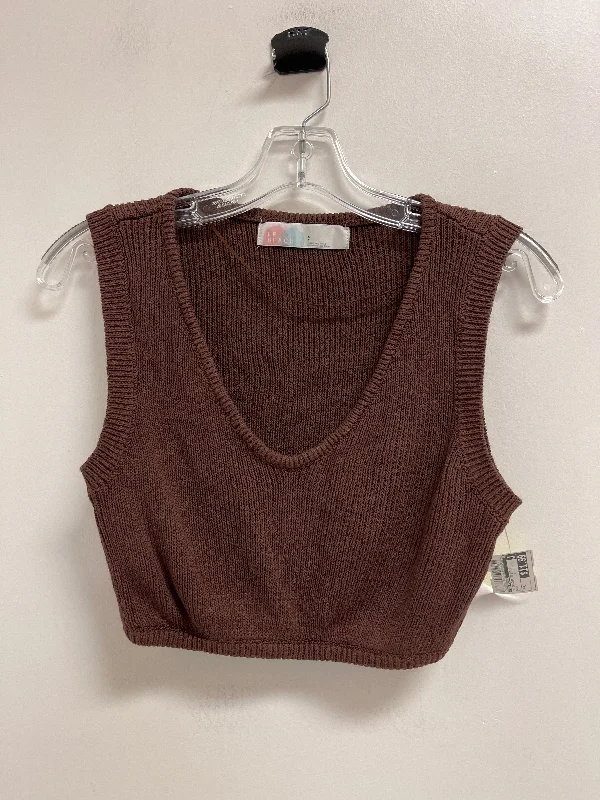 Price Reduction Top Sleeveless By Free People In Brown, Size: S